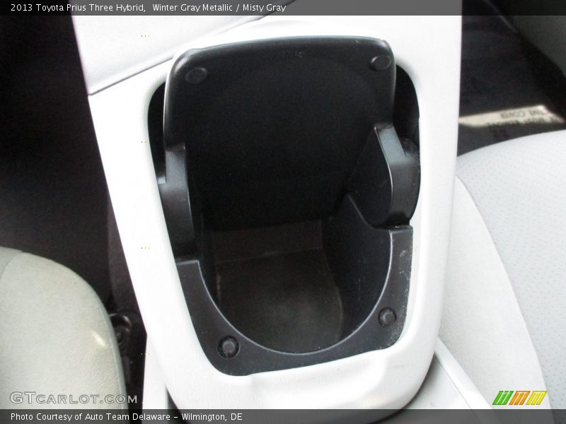 Winter Gray Metallic / Misty Gray 2013 Toyota Prius Three Hybrid