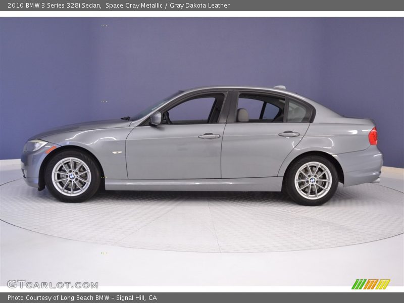 Space Gray Metallic / Gray Dakota Leather 2010 BMW 3 Series 328i Sedan