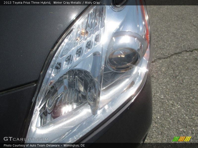 Winter Gray Metallic / Misty Gray 2013 Toyota Prius Three Hybrid