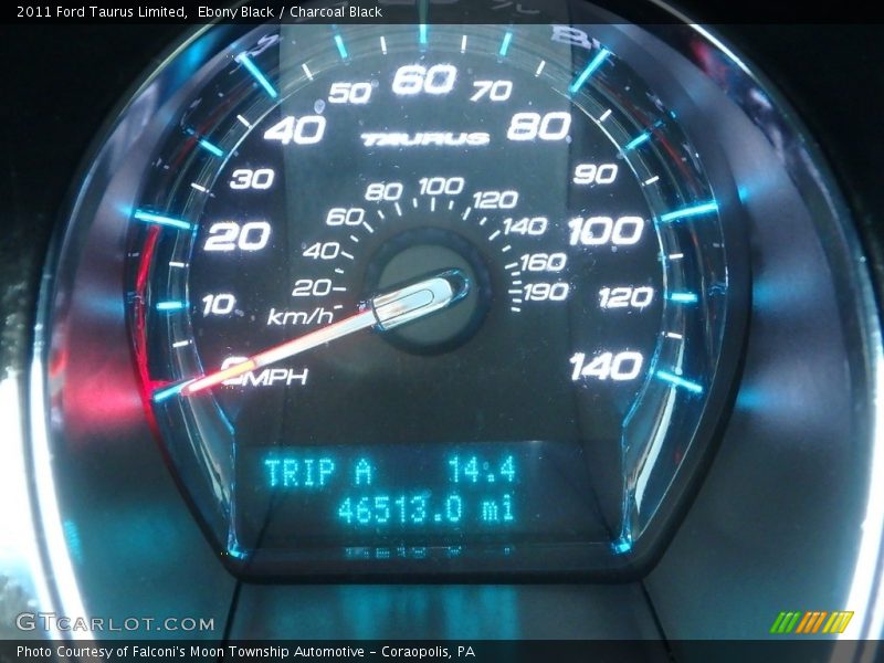 Ebony Black / Charcoal Black 2011 Ford Taurus Limited
