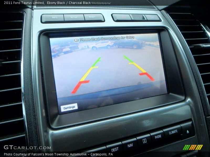 Ebony Black / Charcoal Black 2011 Ford Taurus Limited