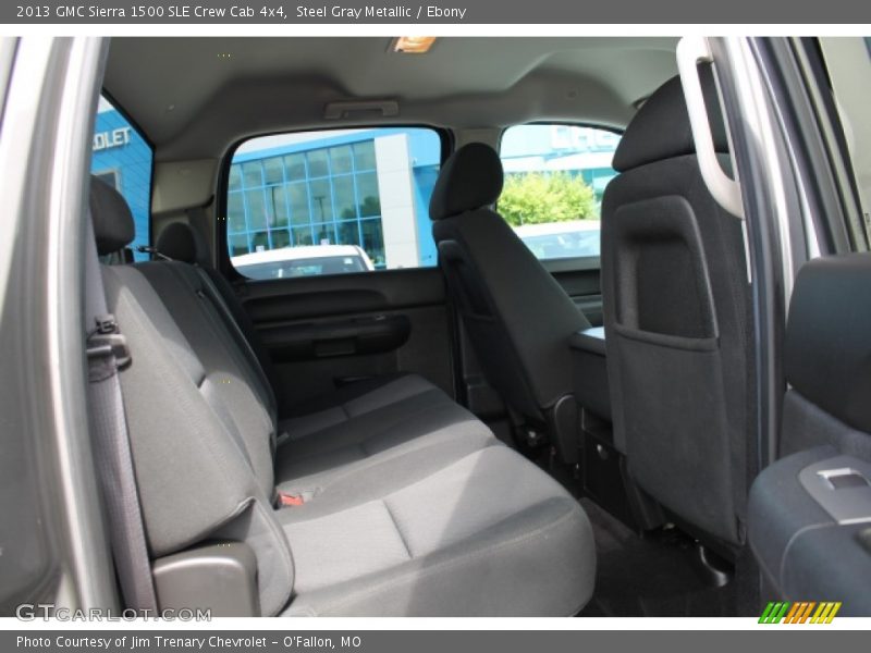 Steel Gray Metallic / Ebony 2013 GMC Sierra 1500 SLE Crew Cab 4x4