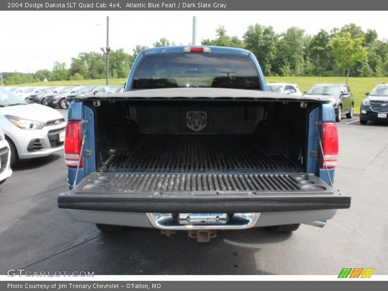 Atlantic Blue Pearl / Dark Slate Gray 2004 Dodge Dakota SLT Quad Cab 4x4