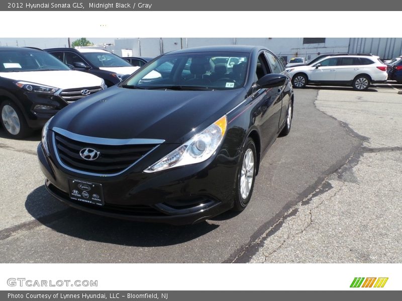 Midnight Black / Gray 2012 Hyundai Sonata GLS