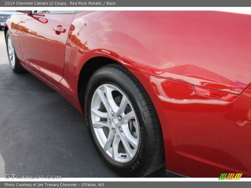 Red Rock Metallic / Black 2014 Chevrolet Camaro LS Coupe