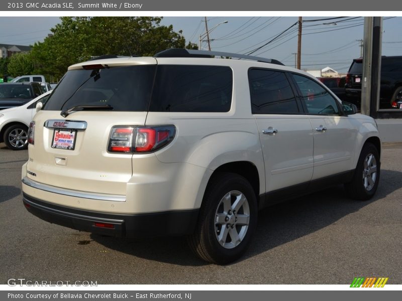 Summit White / Ebony 2013 GMC Acadia SLE