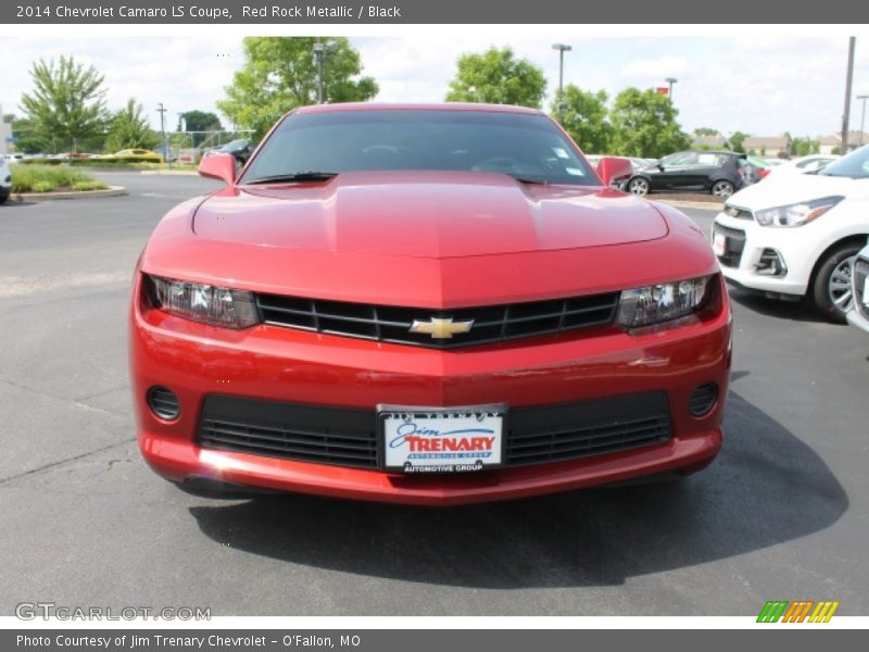 Red Rock Metallic / Black 2014 Chevrolet Camaro LS Coupe