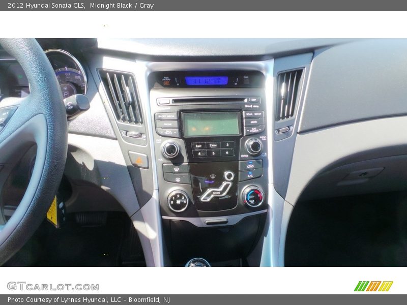 Midnight Black / Gray 2012 Hyundai Sonata GLS