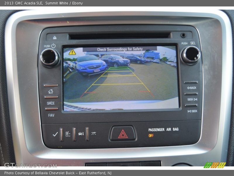 Summit White / Ebony 2013 GMC Acadia SLE