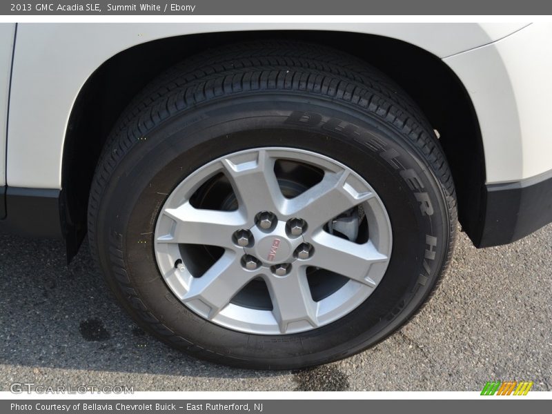 Summit White / Ebony 2013 GMC Acadia SLE