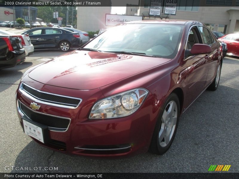 Red Jewel / Titanium 2009 Chevrolet Malibu LT Sedan