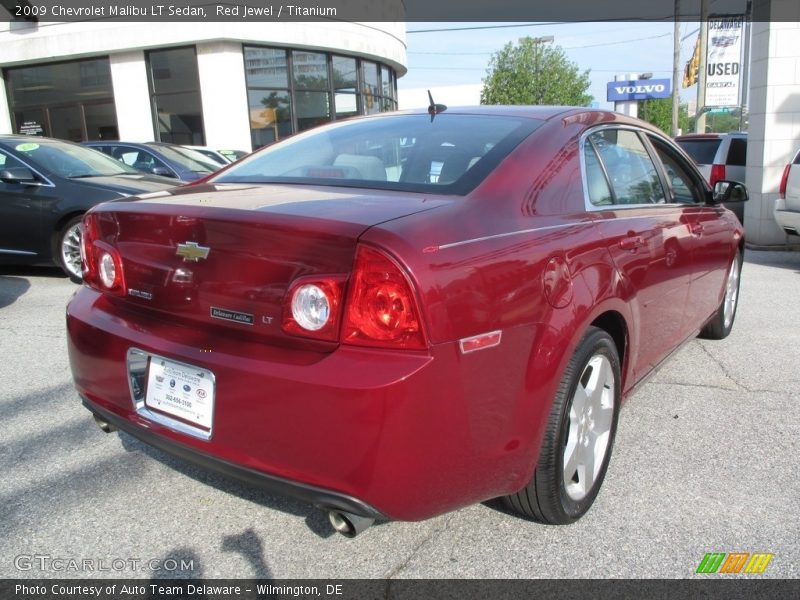 Red Jewel / Titanium 2009 Chevrolet Malibu LT Sedan