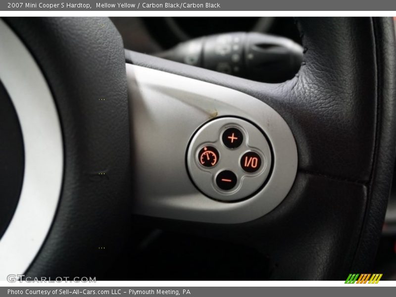 Mellow Yellow / Carbon Black/Carbon Black 2007 Mini Cooper S Hardtop