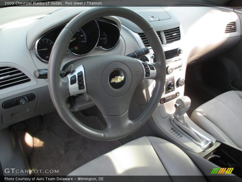 Red Jewel / Titanium 2009 Chevrolet Malibu LT Sedan