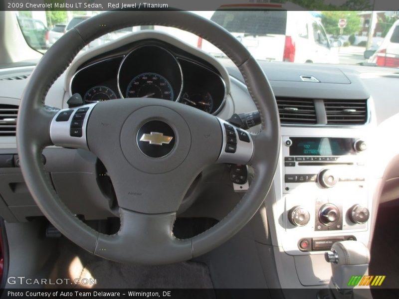 Red Jewel / Titanium 2009 Chevrolet Malibu LT Sedan