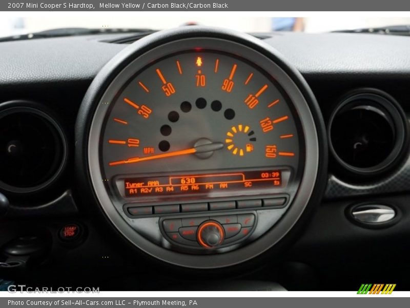 Mellow Yellow / Carbon Black/Carbon Black 2007 Mini Cooper S Hardtop
