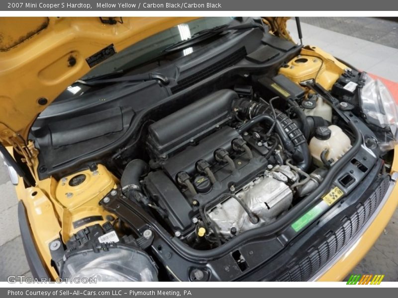 Mellow Yellow / Carbon Black/Carbon Black 2007 Mini Cooper S Hardtop