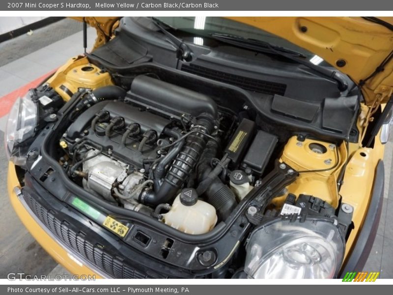 Mellow Yellow / Carbon Black/Carbon Black 2007 Mini Cooper S Hardtop