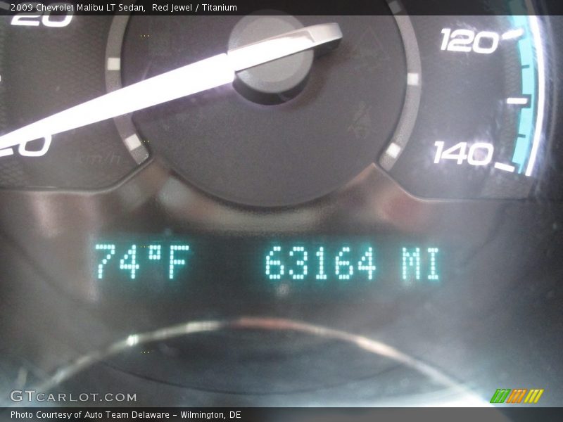 Red Jewel / Titanium 2009 Chevrolet Malibu LT Sedan
