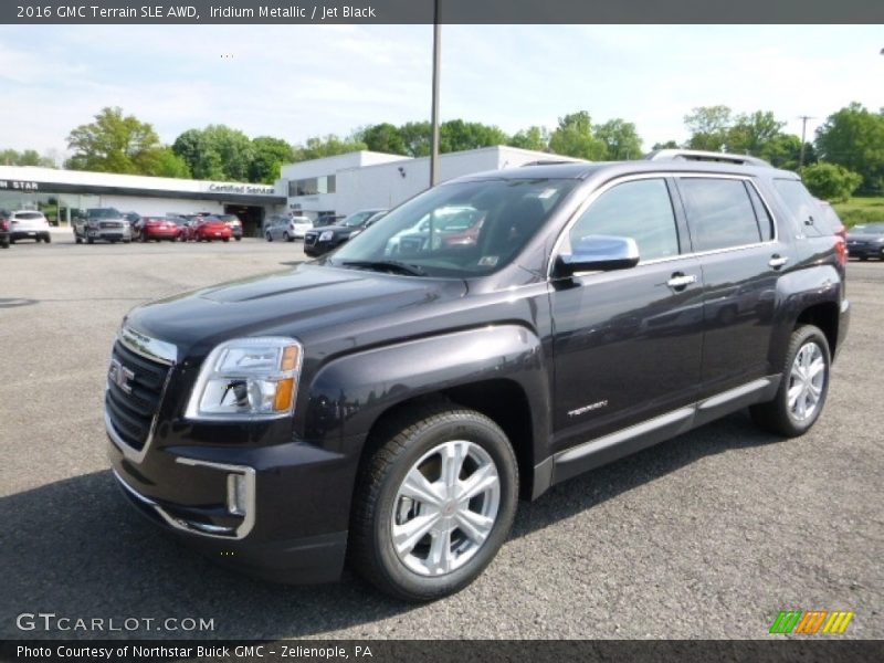 Iridium Metallic / Jet Black 2016 GMC Terrain SLE AWD
