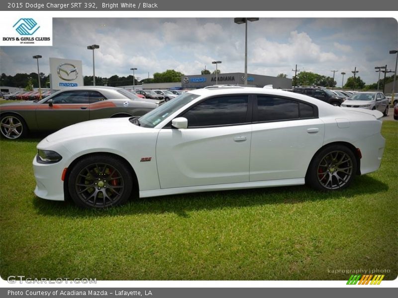Bright White / Black 2015 Dodge Charger SRT 392