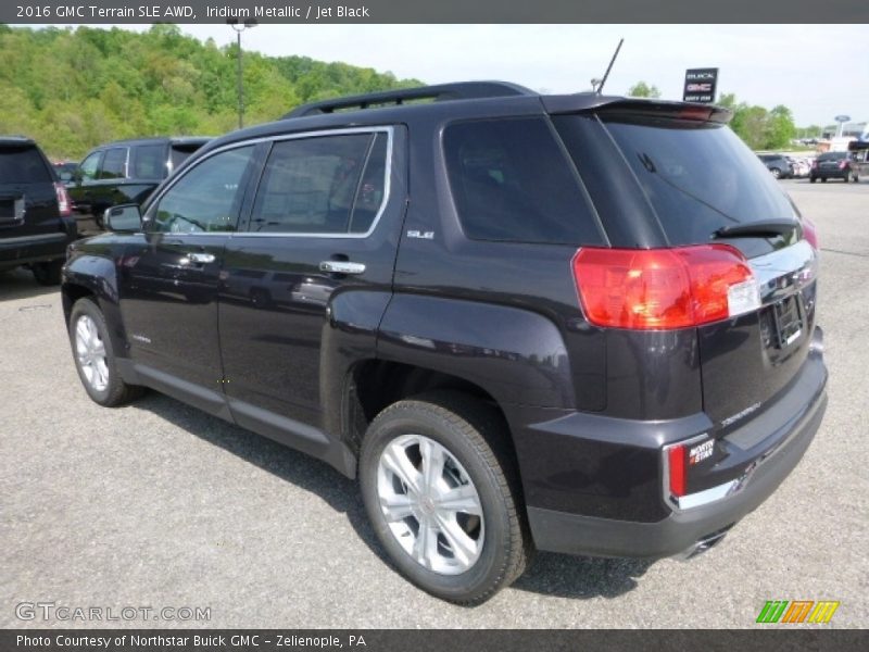 Iridium Metallic / Jet Black 2016 GMC Terrain SLE AWD