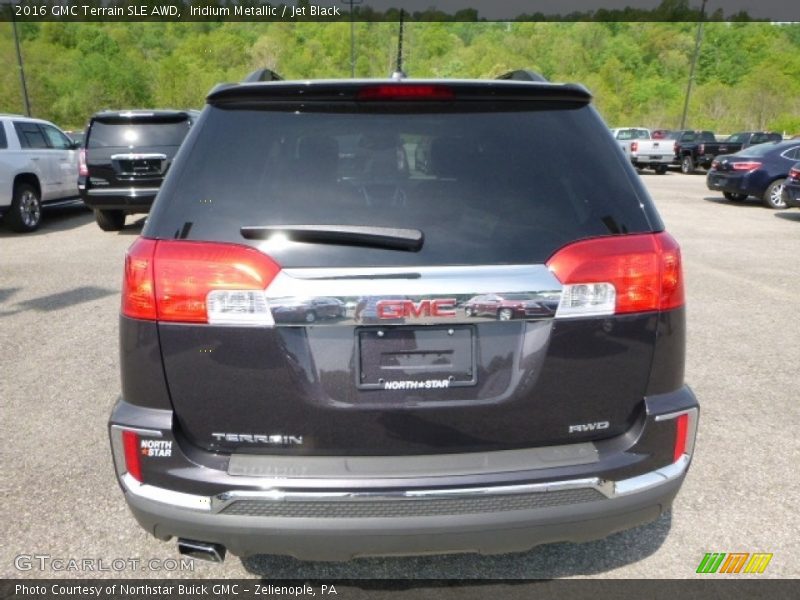 Iridium Metallic / Jet Black 2016 GMC Terrain SLE AWD