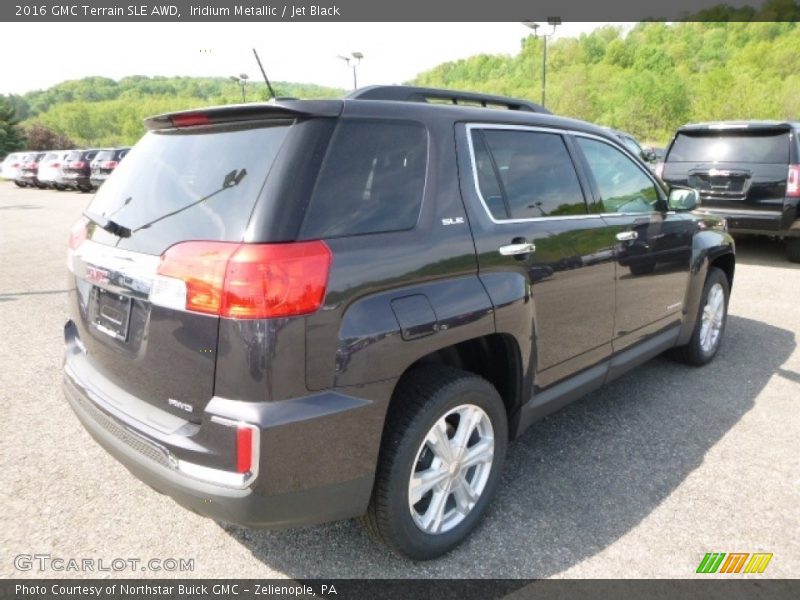 Iridium Metallic / Jet Black 2016 GMC Terrain SLE AWD