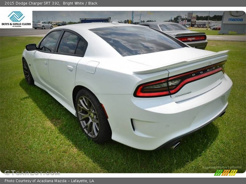 Bright White / Black 2015 Dodge Charger SRT 392