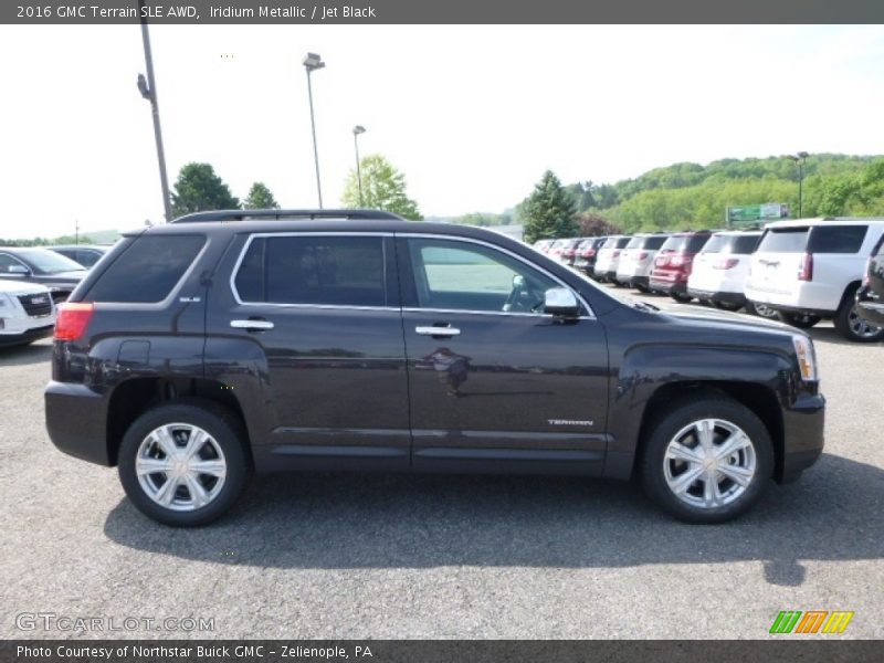 Iridium Metallic / Jet Black 2016 GMC Terrain SLE AWD