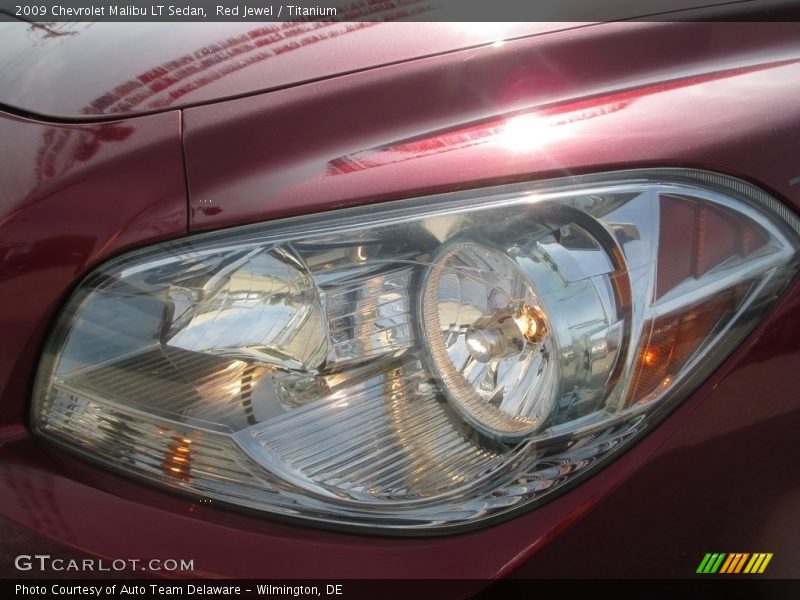 Red Jewel / Titanium 2009 Chevrolet Malibu LT Sedan