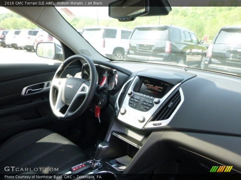 Iridium Metallic / Jet Black 2016 GMC Terrain SLE AWD