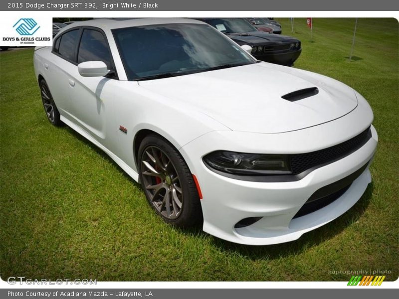 Bright White / Black 2015 Dodge Charger SRT 392