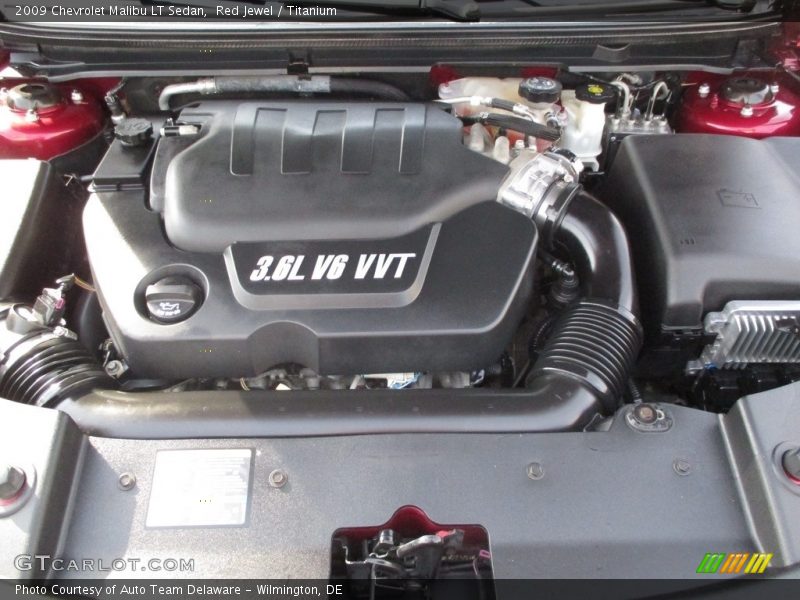 Red Jewel / Titanium 2009 Chevrolet Malibu LT Sedan