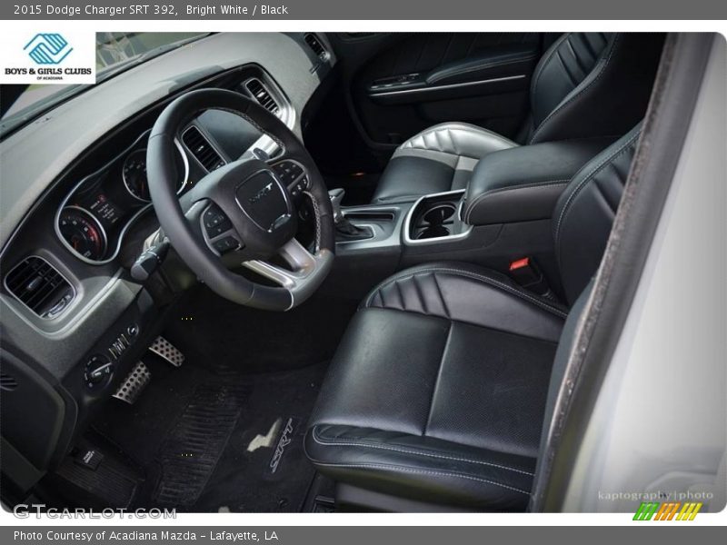 Bright White / Black 2015 Dodge Charger SRT 392