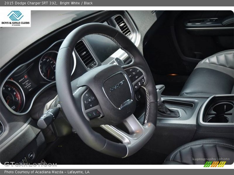 Bright White / Black 2015 Dodge Charger SRT 392
