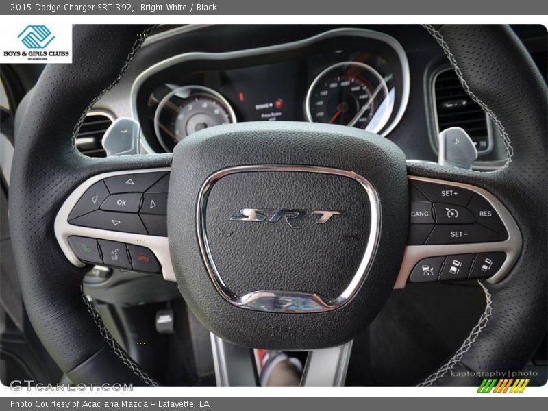 Bright White / Black 2015 Dodge Charger SRT 392