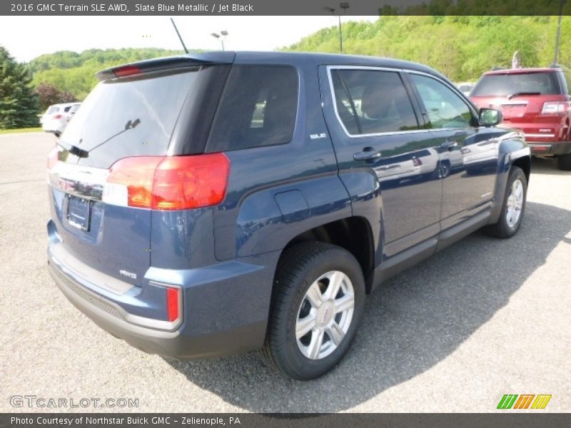Slate Blue Metallic / Jet Black 2016 GMC Terrain SLE AWD