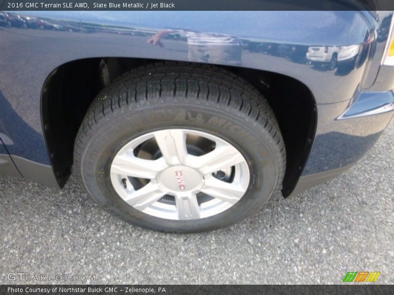 Slate Blue Metallic / Jet Black 2016 GMC Terrain SLE AWD