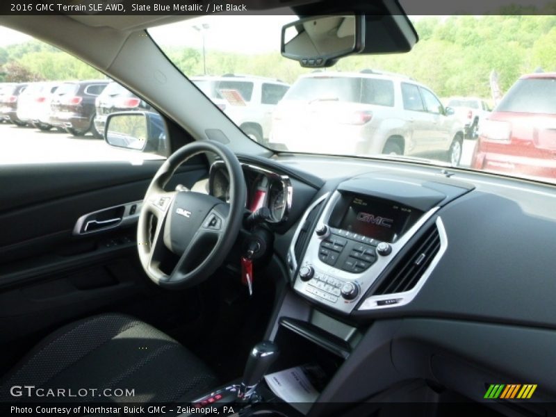 Slate Blue Metallic / Jet Black 2016 GMC Terrain SLE AWD