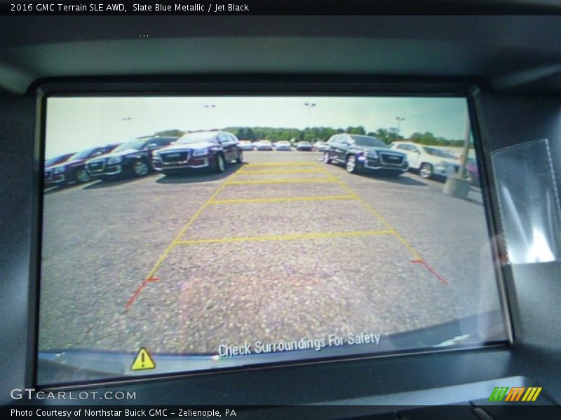 Slate Blue Metallic / Jet Black 2016 GMC Terrain SLE AWD