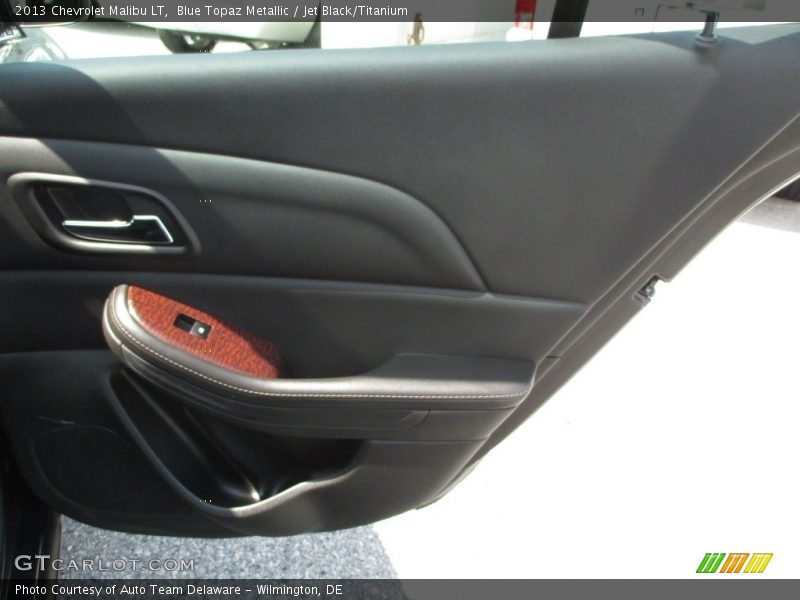 Blue Topaz Metallic / Jet Black/Titanium 2013 Chevrolet Malibu LT