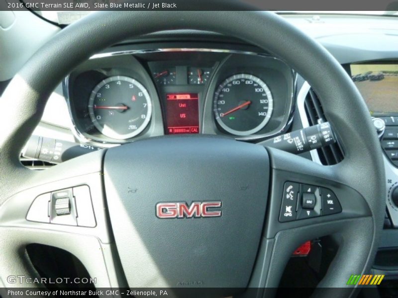 Slate Blue Metallic / Jet Black 2016 GMC Terrain SLE AWD