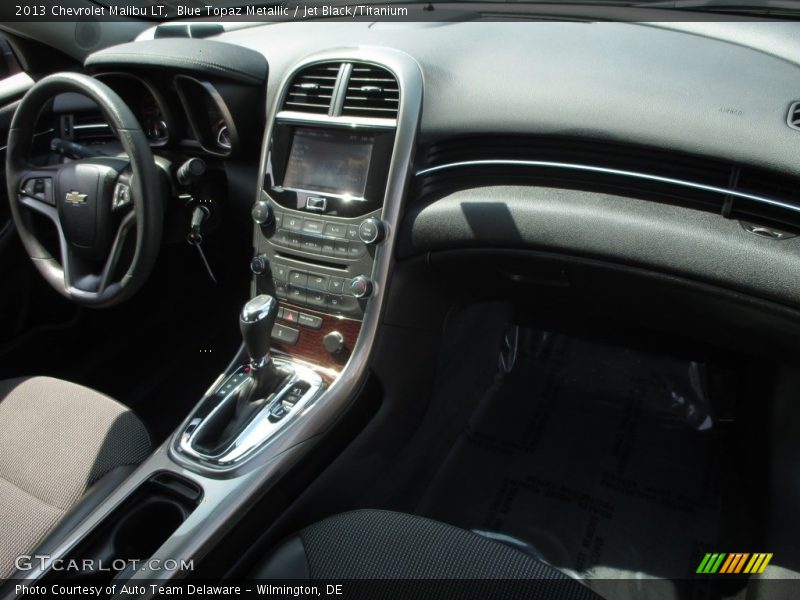 Blue Topaz Metallic / Jet Black/Titanium 2013 Chevrolet Malibu LT