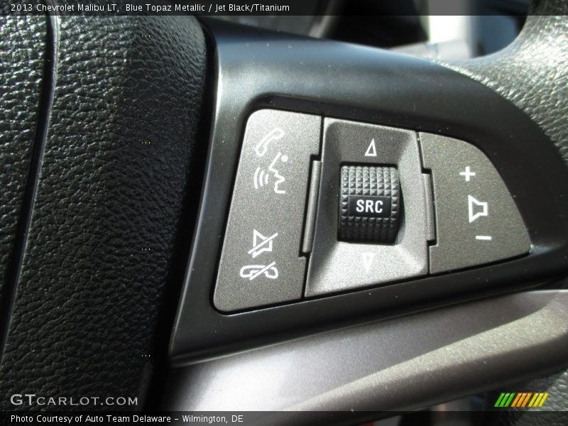 Blue Topaz Metallic / Jet Black/Titanium 2013 Chevrolet Malibu LT