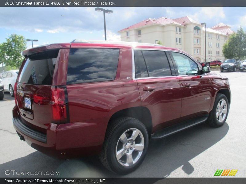Siren Red Tintcoat / Jet Black 2016 Chevrolet Tahoe LS 4WD