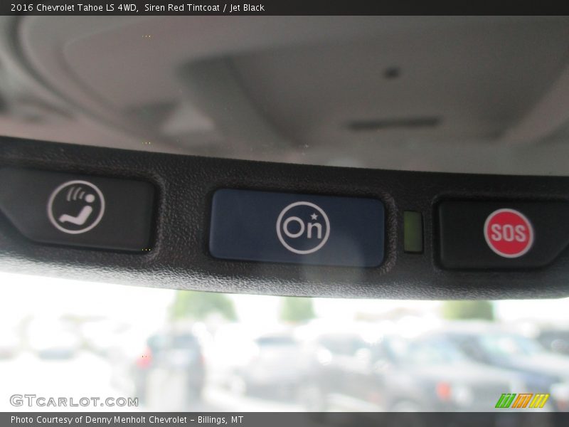 Siren Red Tintcoat / Jet Black 2016 Chevrolet Tahoe LS 4WD