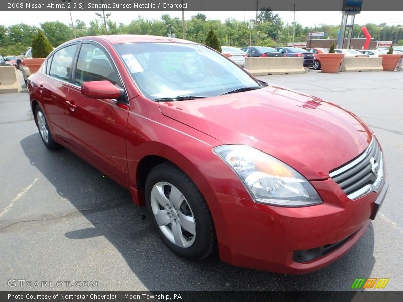 Sonoma Sunset Metallic / Charcoal 2008 Nissan Altima 2.5 S