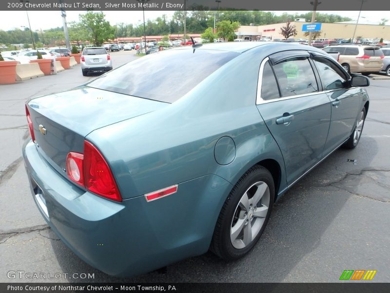 Silver Moss Metallic / Ebony 2009 Chevrolet Malibu LT Sedan