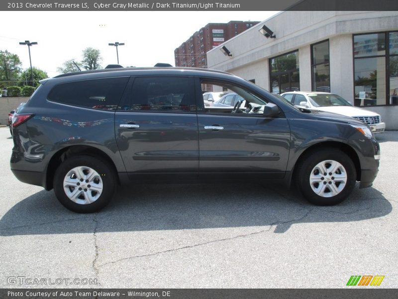 Cyber Gray Metallic / Dark Titanium/Light Titanium 2013 Chevrolet Traverse LS